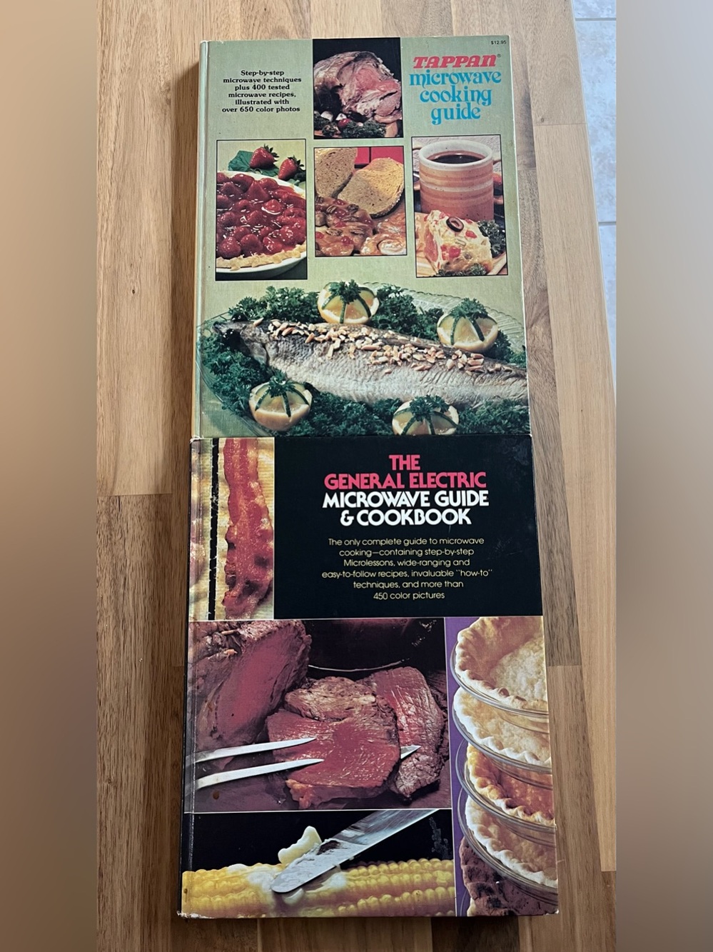Vintage 1970s Microwave Cookbooks, Set of 2
